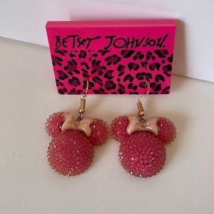 Betsey Johnson Mickey Mouse Minnie Mouse Ears Earrings NWT 🎀